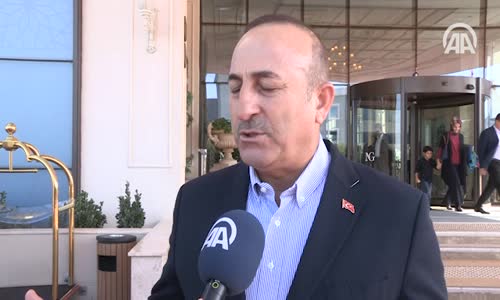 Dışişleri Bakanı Çavuşoğlu_ Ypg_Pyd Bulundukları Yerlere Çekilmezlerse Gereğini Yaparız