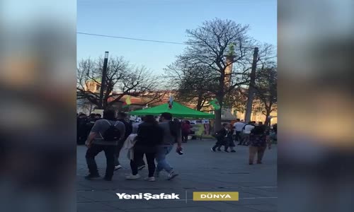 Almanya'da Terör Sevicilerin Standına Girip Hesap Sorunca