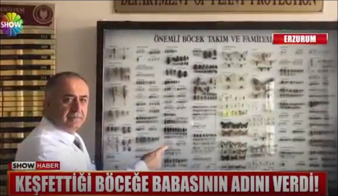 Keşfettiği Böceğe Babasının Adını Veren Profesör