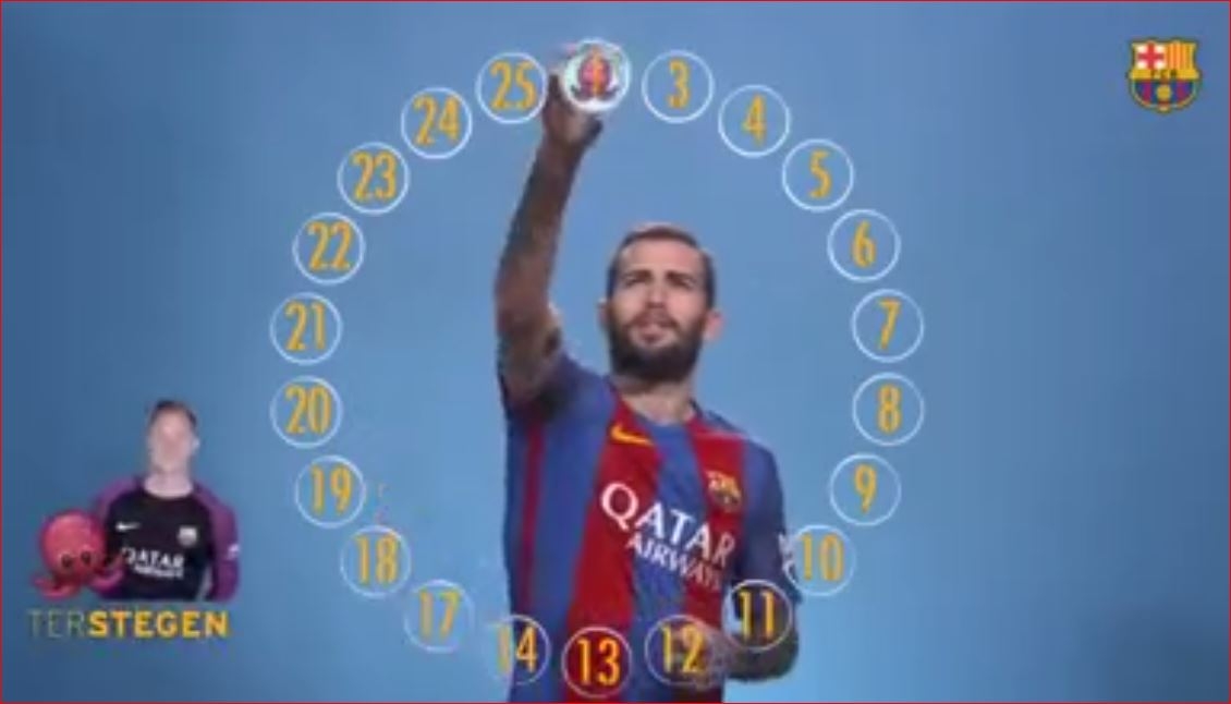 Barçalı Aleix Vidal'ın Takım Arkadaşlarını Emojilerle Anlatması