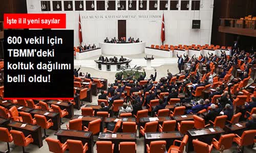 Şehirlerin Vekil Sayısı Değişiyor! İşte İl İl Yeni Rakamlar