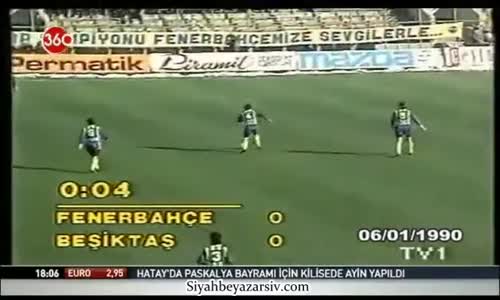 Nostalji 1989-1990 Hafta Fenerbahçe-Beşiktaş 1-5