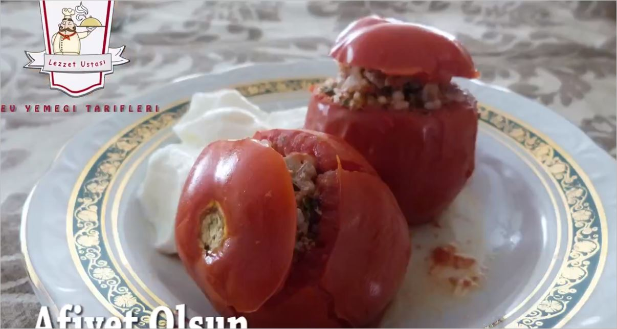 Domates Dolması Tarifi Etli Dolma Yapımı 