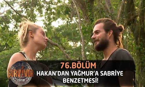 Hakan'dan Yağmur'a Sabriye Benzetmesi! 'Potanın Kraliçesi' - 76. Bölüm - Survivor 2018