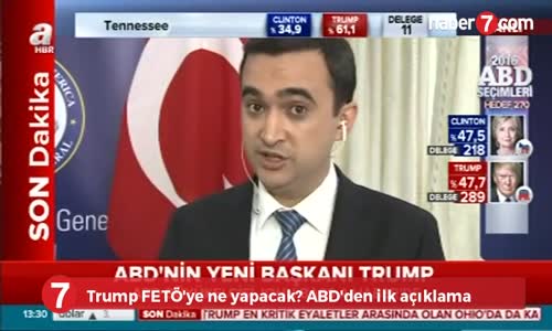 Trump Fetö'ye Ne Yapacak- Abd'den İlk Açıklama