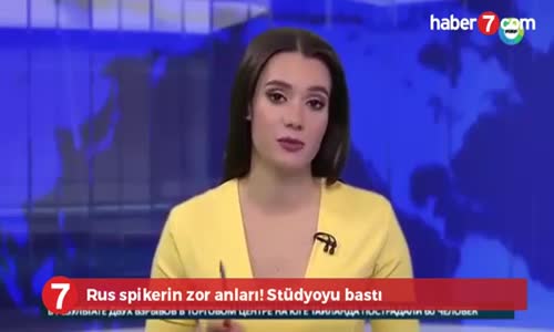 Rus Spikerin Zor Anları 