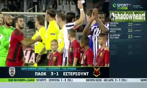 PAOK 3-1 Östersund Özet