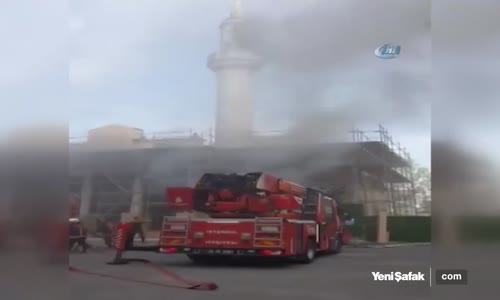 Şişli'de Teşvikiye Camii'nde Korkutan Yangın