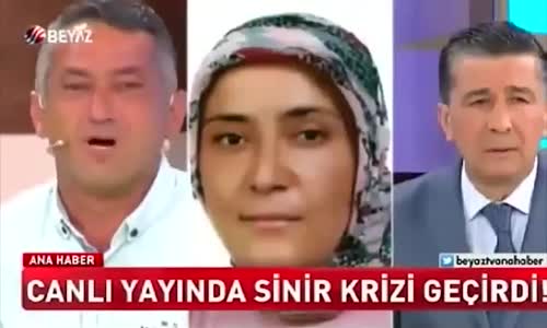 Eşini İkna Edemeyen Koca Canlı Yayında Sinir Krizi Geçirdi