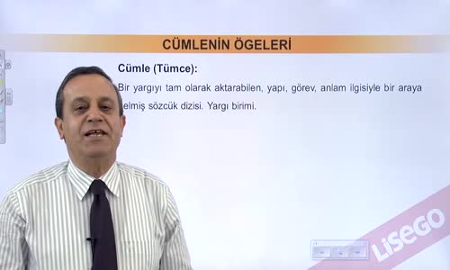 EBA TÜRKÇE LİSE CÜMLENİN ÖGELERİ-YÜKLEM- CÜMLE, CÜMLENİN TEMEL VE YARDIMCI ÖGELERİ