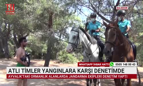 ATLI TİMLER YANGINLARA KARŞI DENETİMDE