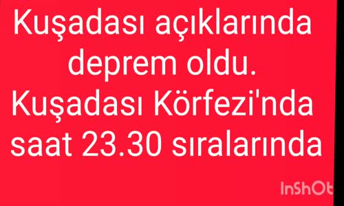 SON DAKİKA! Aydın Kuşadası yine deprem! Fena sallandı 