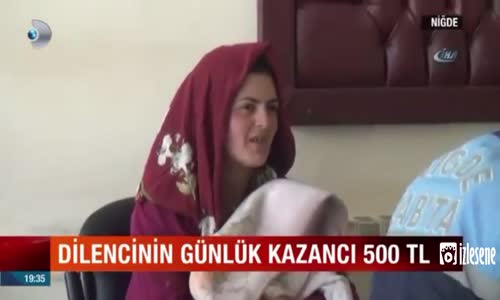 Dilenmek Varken Çalışılır mı Diyen Yüzsüz Dilenci