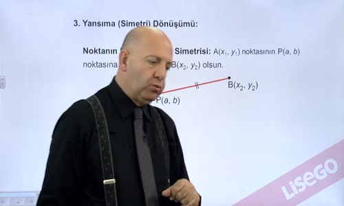 EBA GEOMETRİ LİSE DÖNÜŞÜMLER-YANSIMA (SİMETRİ) DÖNÜŞÜMÜ