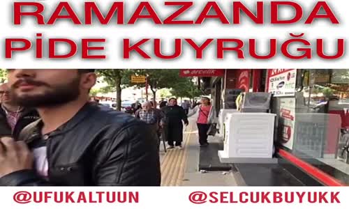 Ramazanda Pide Kuyruğu