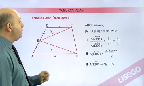 EBA GEOMETRİ LİSE  YAMUK-YAMUKTA ALAN ÖZELLİKLERİ 1