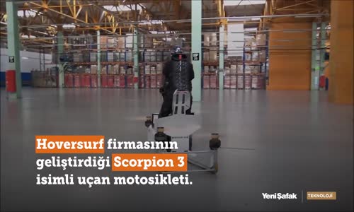 Dünyanın İlk İnsan Kontrollü Uçan Motosikleti - Scorpion 3