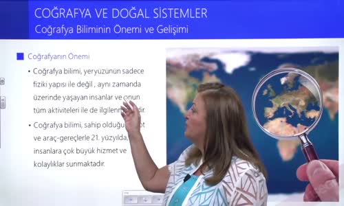 EBA COĞRAFYA LİSE - COĞRAFYAYA GİRİŞ VE DOĞA İNSAN ETKİLEŞİMİ - COĞRAFYA VE DOĞAL SİSTEMLER - COĞRAFYA BİLİMİNİN ÖNEMİ VE GELİŞİMİ