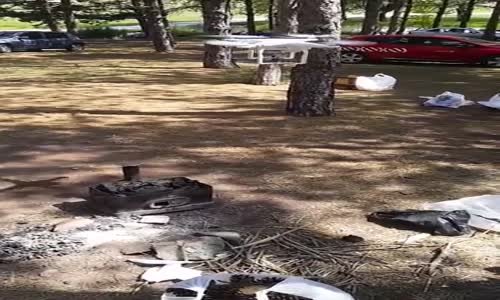 Drone İle Mangal Yakmak