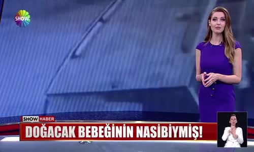 Doğacak bebeğinin nasibiymiş!