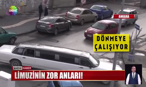 Limuzinin zor anları! 