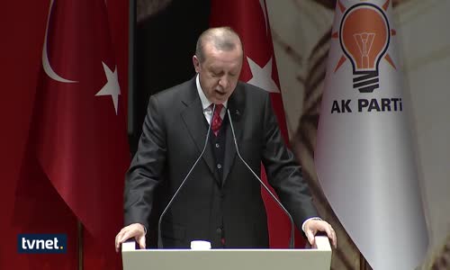 Erdoğan'dan Ayakta Alkışlanan Sözler 