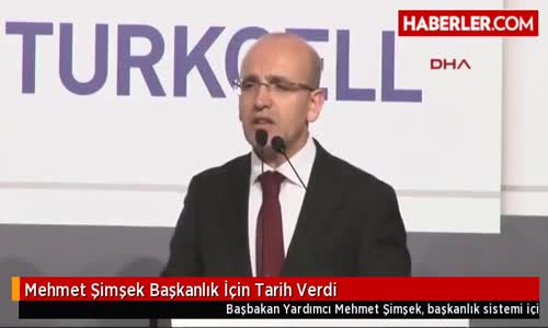 Mehmet Şimşek Başkanlık İçin Tarih Verdi