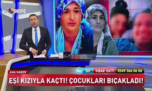 Eşi kızıyla kaçtı! Çocukları bıçakladı!