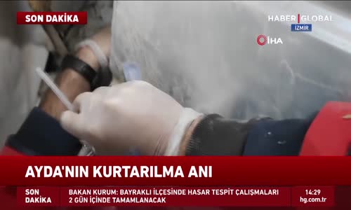 Mucize Çocuk Ayda'nın Kurtarılma Anları Böyle Görüntülendi 