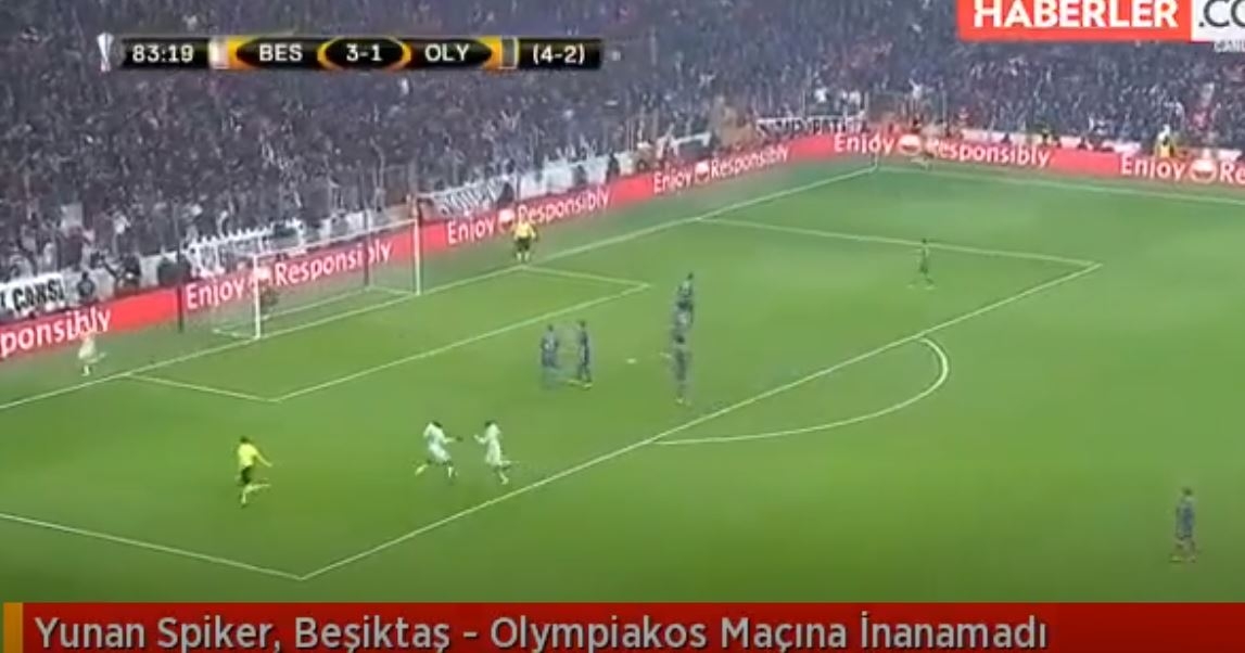 Yunan Spiker, Beşiktaş - Olympiakos Maçına İnanamadı..