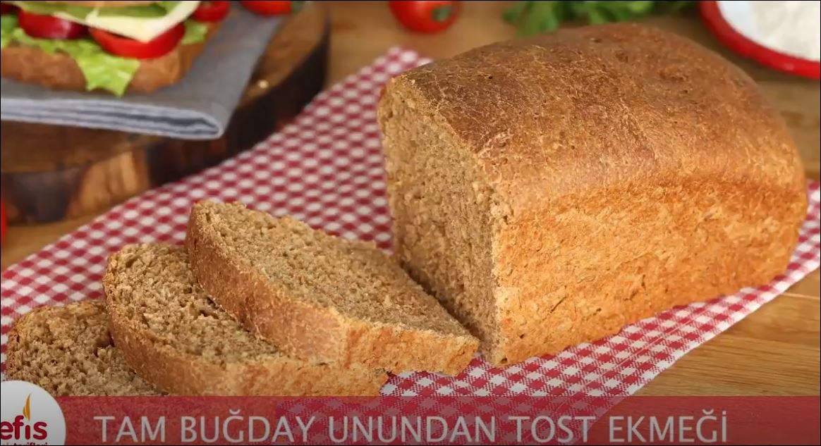 Tam Buğday Unundan Tost Ekmeği Yapımı