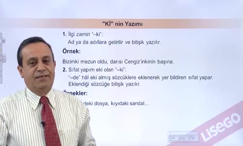 EBA TÜRKÇE LİSE YAZIM KURALLARI- 'Kİ' , 'DE' , VE 'İLE' NİN YAZIMI