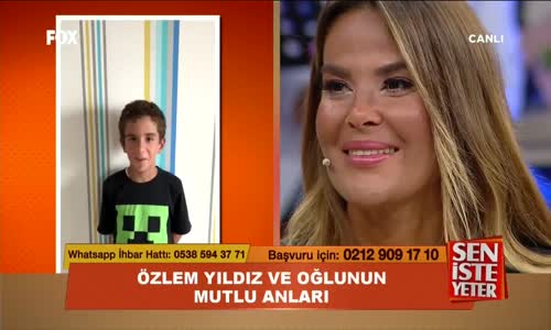 Özlem Yıldız'ın Oğlunun İsteği 