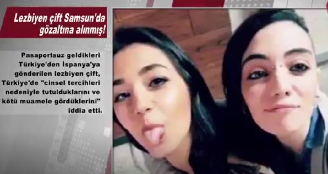 Lezbiyen Çift Samsun'da Gözaltına Alınmış