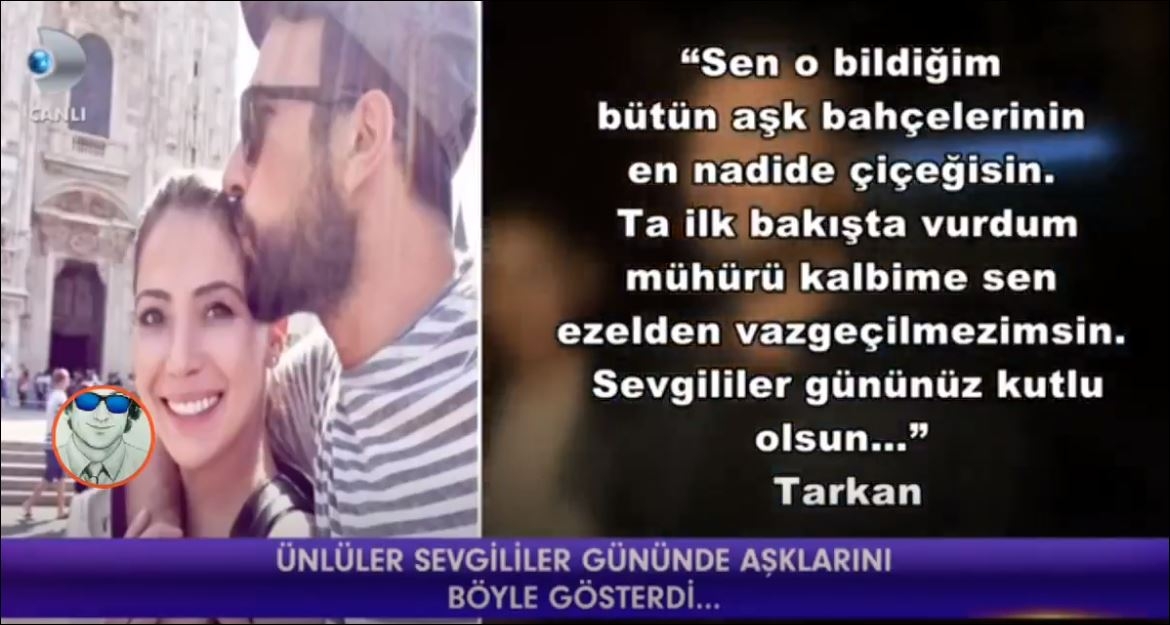 Ünlülerin Sevgililer Günü Paylaşımları Hadise,Tarkan, Aleyna Tilki,Kenan imirzalıoğlu, Sinem Kobal 