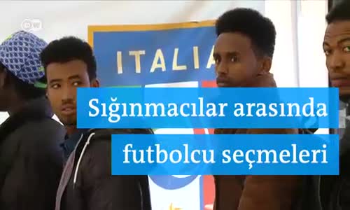 Sığınmacılar arasında futbolcu seçmeleri