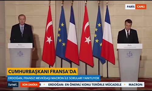 Cumhurbaşkanı Erdoğan Fransız Gazeteciyi Fırçaladı