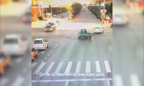 Polislerin Kaza Yapan Triportörle Sınavı