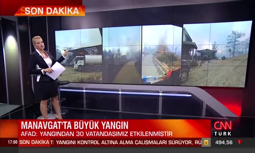 Antalya Manavgat'taki yangında küle dönen o mahalleden ilk görüntüler