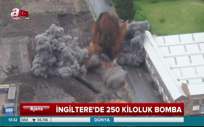 İngiltere'de 250 Kiloluk Bomba