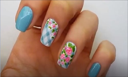 Vintage Nail Art - Vintage Tırnak Süsleme