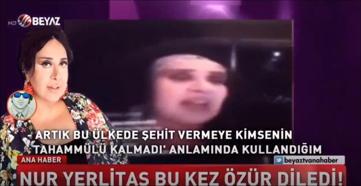 Nur Yerlitaş Bu Kez Özür Diledi