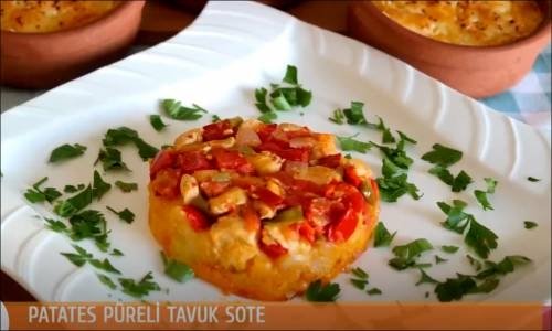 Patates Püreli Tavuk Sote