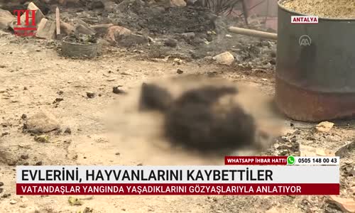 EVLERİNİ, HAYVANLARINI KAYBETTİLER