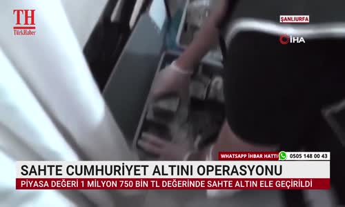 SAHTE CUMHURİYET ALTINI OPERASYONU