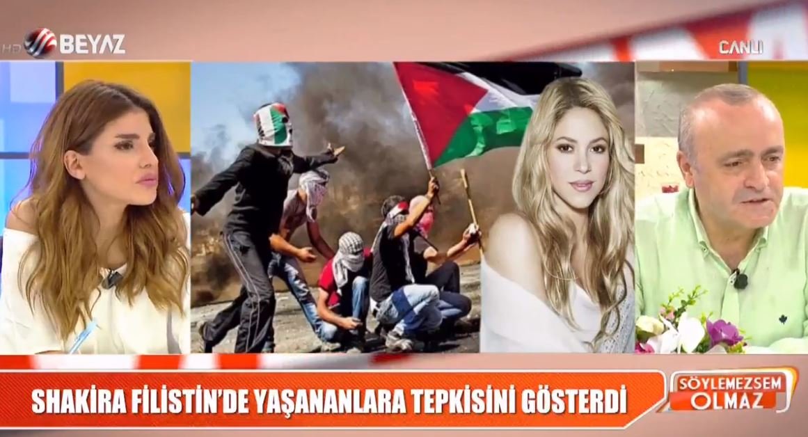 Shakira, Filistin'de Yaşananlara Tepkisini Böyle Gösterdi