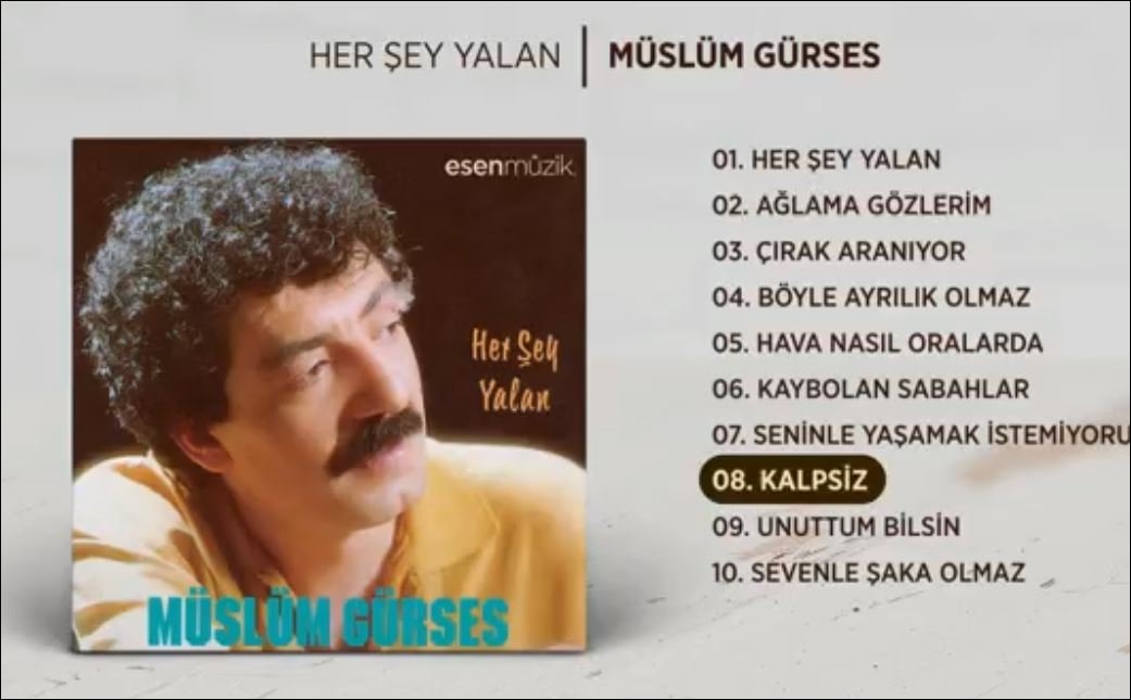  Müslüm Gürses Kalpsiz