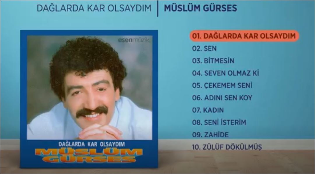 Müslüm Gürses - Dağlarda Kar Olsaydım