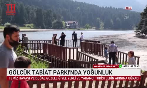 GÖLCÜK TABİAT PARKI'NDA YOĞUNLUK