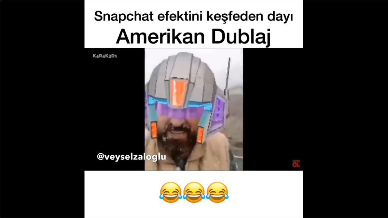 Snapcaht Efektini Çözen Dayı - Amerikan Dublaj